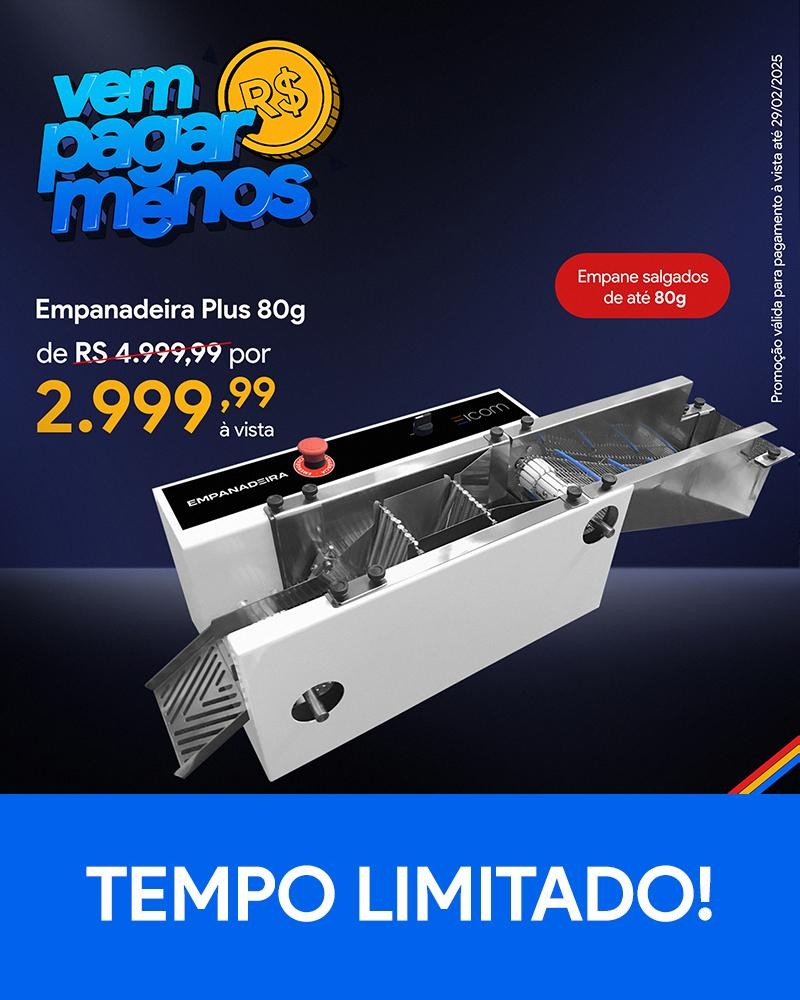 Empanadeira Plus (5g até 80g)