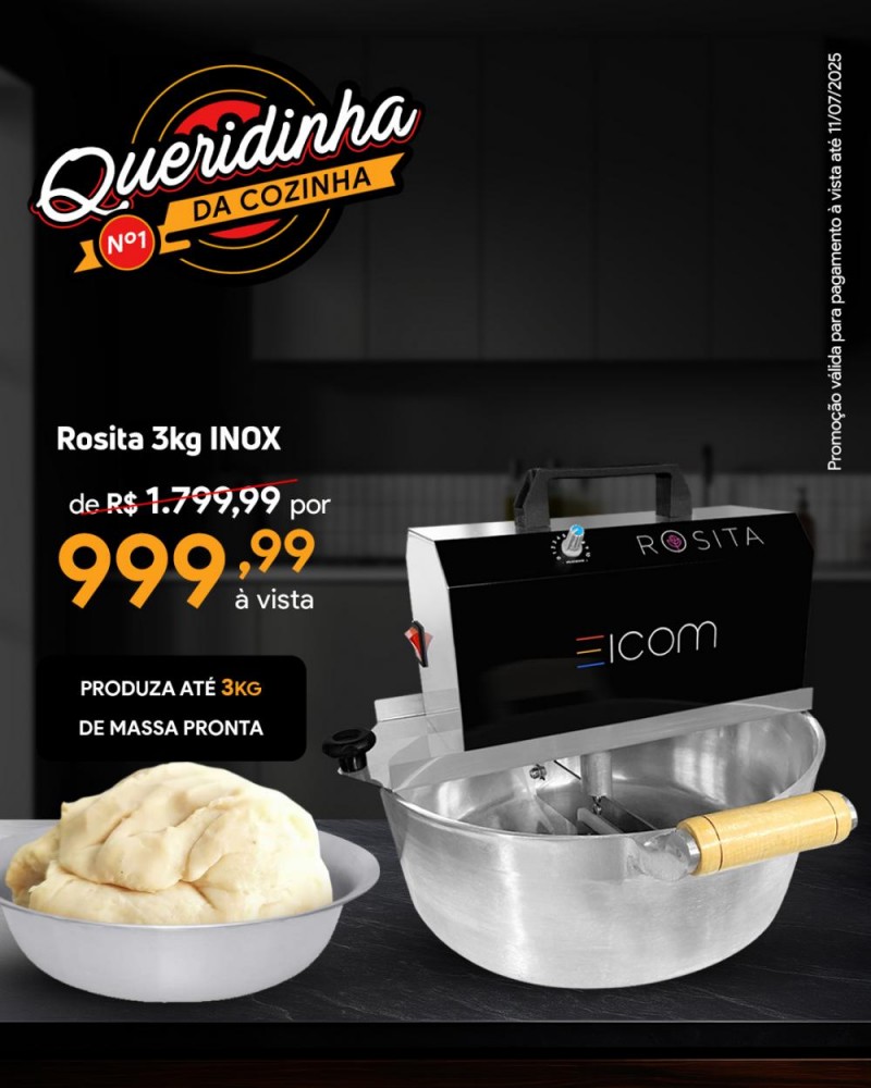 Panela Elétrica Rosita 3kg Inox