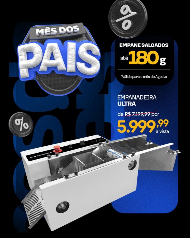 Empanadeira Ultra (5g até 180g)