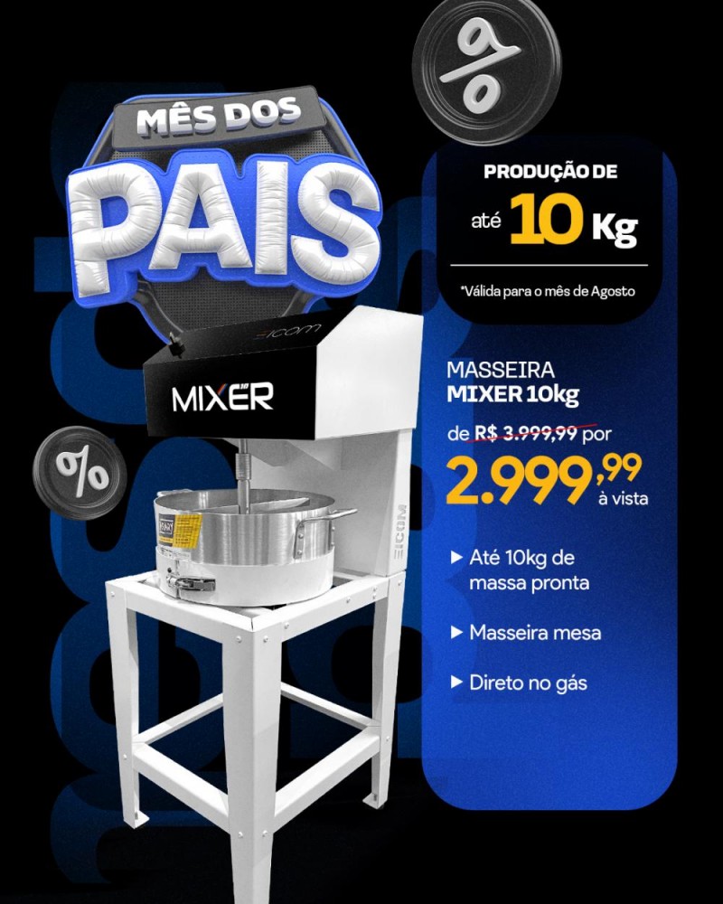 Masseira Mixer 10kg