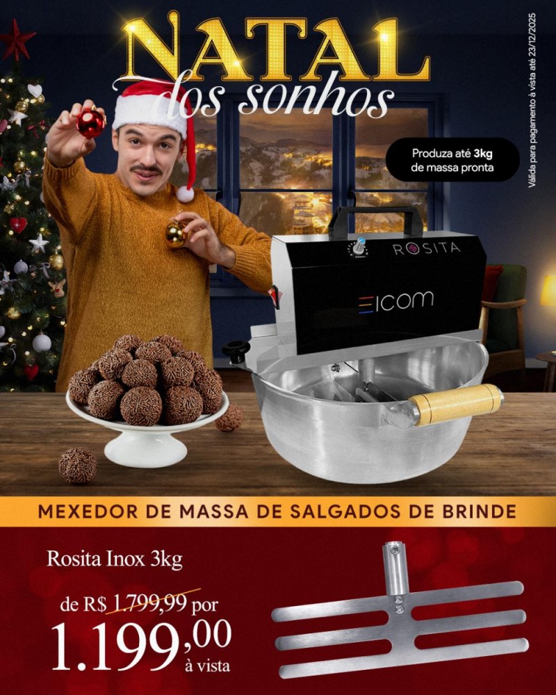 Detalhes do produto Panela Elétrica Rosita 3kg Inox