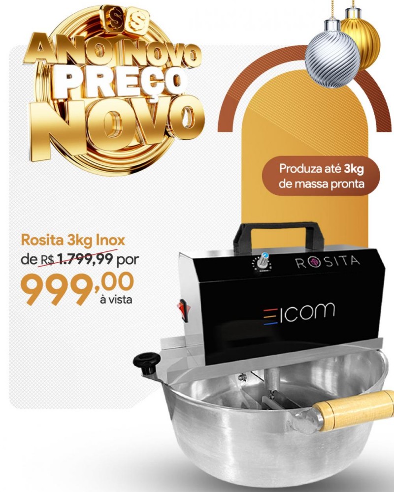 Detalhes do produto Panela Elétrica Rosita 3kg Inox