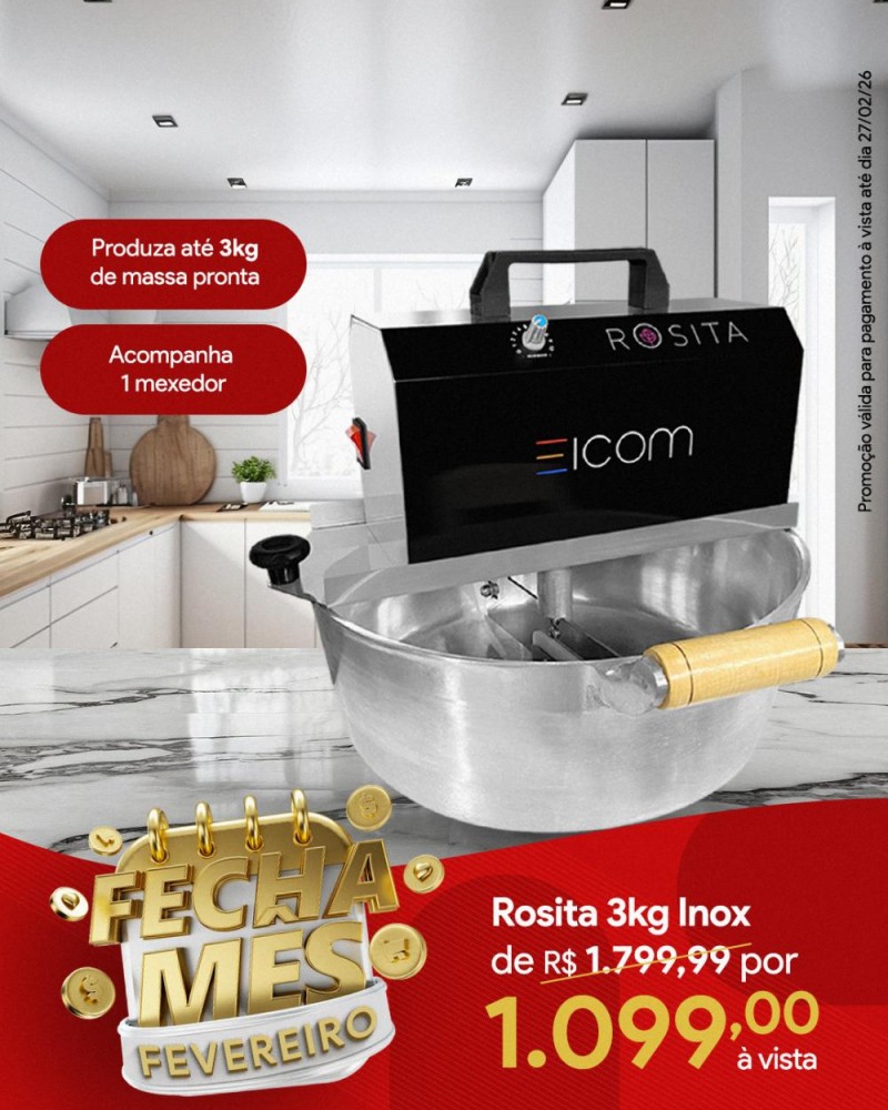 Panela Elétrica Rosita 3kg Inox