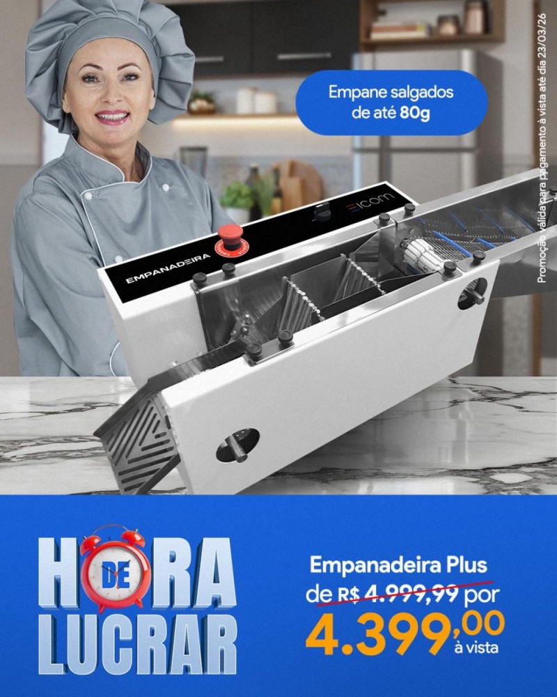 Empanadeira Plus (5g até 80g)
