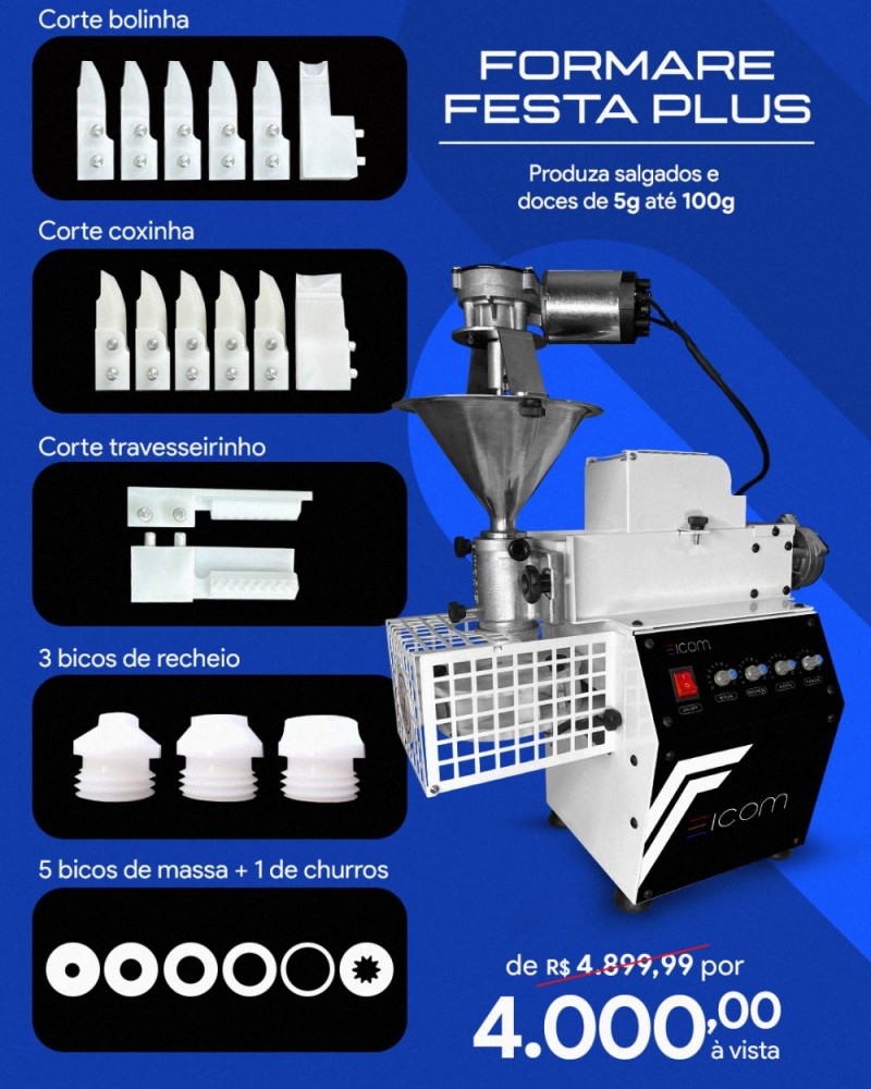 Formare Festa Plus (até 100g)