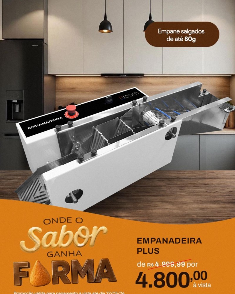 Empanadeira Plus (5g até 80g)