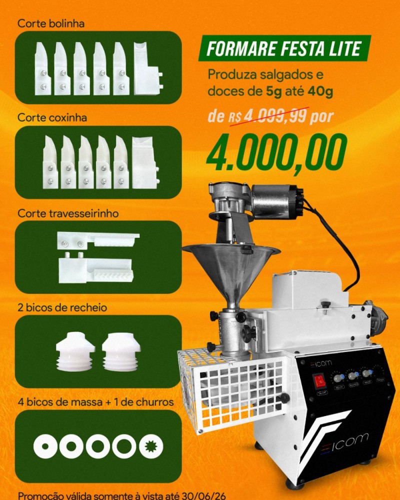 Formare Festa Lite (até 40g)